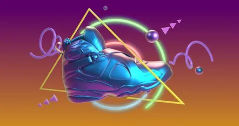 Future tennis retro Stock Illustration