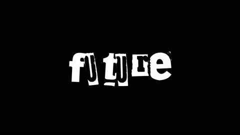 Future text animation concept. Stock Footage 225276252