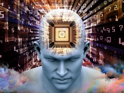 Future of Thought Stock Illustration