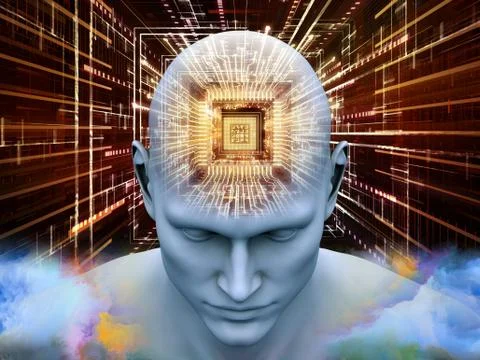 Future of Thought Stock Illustration