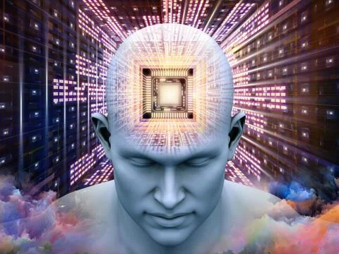 Future of Thought 库存插图