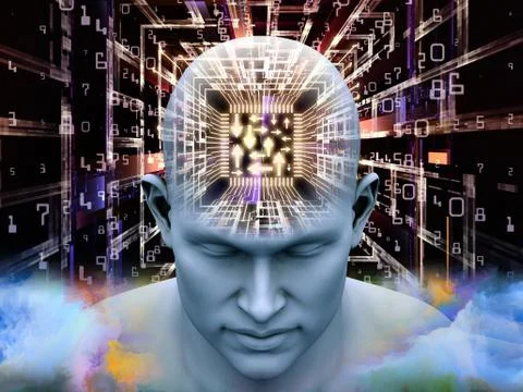 Future of Thought Stock Illustration