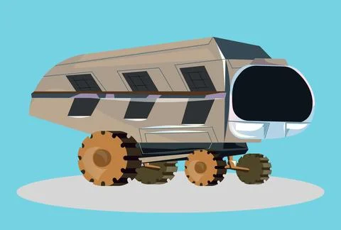 Future Transport Concept Illustration Stock Illustration
