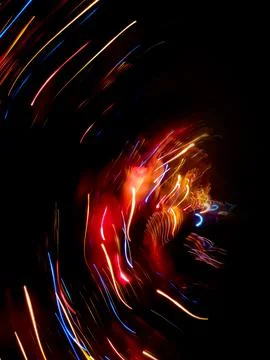 Future trends in creative project defocused design. Rainbow dreamlike color g Stock Photos