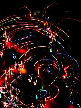 Future trends in creative project defocused design. Rainbow dreamlike color g Stock Photos