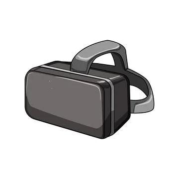 Future vr glasses cartoon vector illustration Stock Illustration