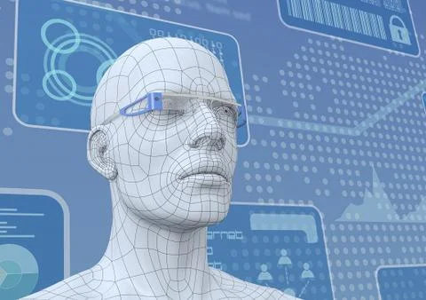 The future of web Stock Illustration