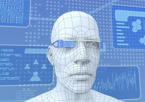 The future of web Stock Illustration