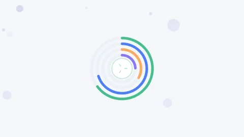 Future of Work Digital Collaboration Animation Loop Stock Footage 342621302