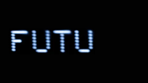 Future written on computer screen Stock Footage 231596900