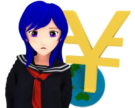 The future of yen Stock Illustration