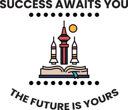 The future is yours Stock Illustration