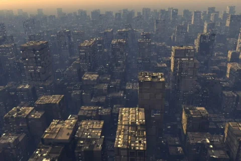 FutureCity 30 2997 Video stock 81437