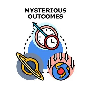 Futures and outcomes concept with timeline and impact Stock Illustration