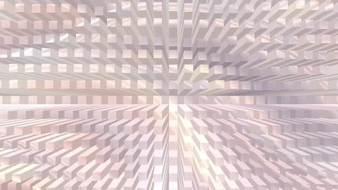 Futuristic 3D cubes background with radiant light beams Stock Illustration