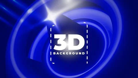 Futuristic 3d gradient blue color background design with realistic light 스톡 일러스트