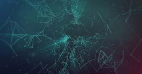 Futuristic 3D intro flight on a technological environment Stock Footage 160842271