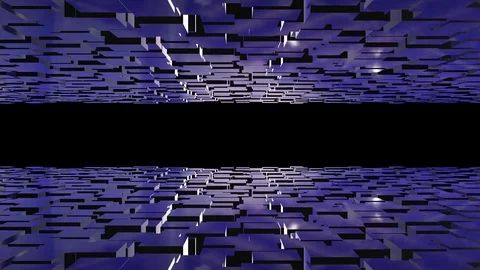 Futuristic 3D Landscape Video stock 104266878