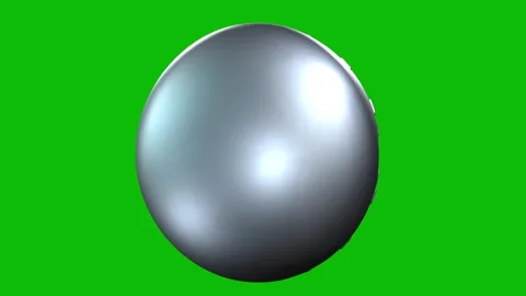 Futuristic 3D sci-fi quantum sphere design 05, with metallic panels, embedded Stock Footage 325335486