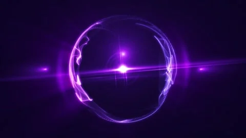 Futuristic 3D Sphere Video stock 282714286