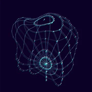 Futuristic 3d sphere with glitch effect. Data transfer failure. Retro futur.. イラスト素材