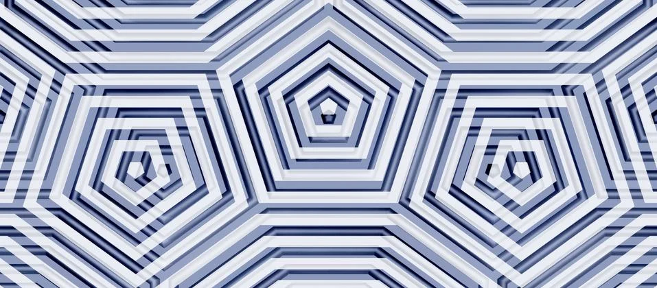 Futuristic 3d wallpaper. 3d rendering geometric pattern. Stock Illustration