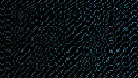 Futuristic 4k animation with abstract elements and neon changing colors Stock Footage 130849731