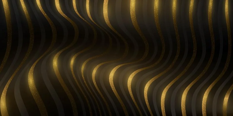 Futuristic, abstract 3d waveforms background for digital, scientific or techn 库存插图