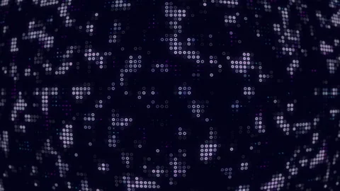 Futuristic Abstract like AI Matrix look with Old TV Static Effects 스톡 동영상 300157359