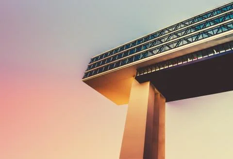 Futuristic Abstract Architecture Foto stock