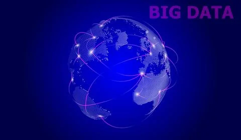 Futuristic Abstract Background. 3d Vector Illustration. Warp surface. Distort イラスト素材