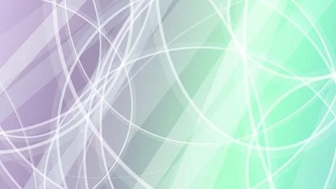 A futuristic abstract background blends mint and lavender panels with glowi.. Stock Illustration