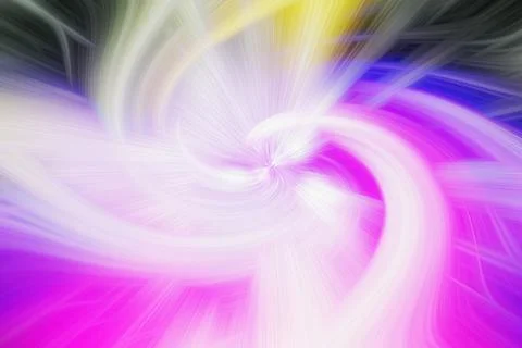 Futuristic abstract background with curved neon lines Stock Illustration