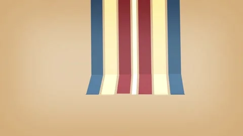 Futuristic abstract background. Dynamic flowing ribbon of lines. Stock Footage 309951399