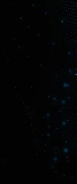 Futuristic Abstract Background: Dynamic Network of Glowing Blue Particles a.. Stock-Illustration
