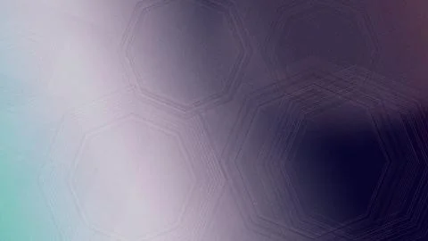 Futuristic abstract background featuring hexagon circuit line art in soft p.. Stock Illustration