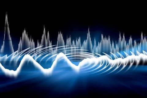 Futuristic Abstract Background Stock Illustration