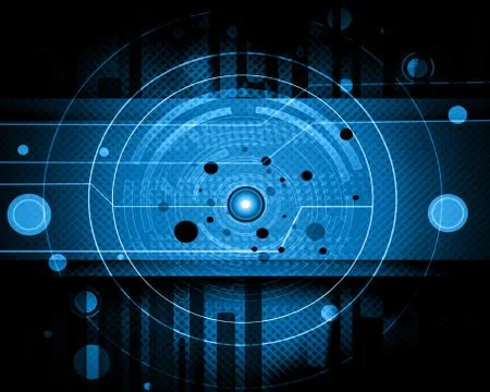 Futuristic Abstract Background Stock Illustration