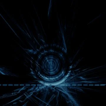 Futuristic Abstract Background Stock Illustration