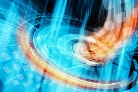 Futuristic Abstract Background Stock Illustration