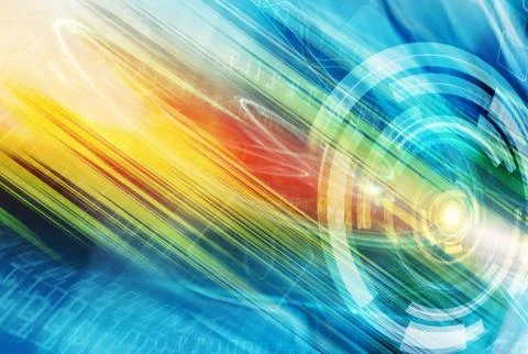 Futuristic Abstract Background Stock Illustration