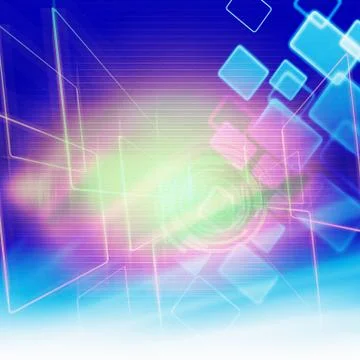 Futuristic Abstract Background Stock Illustration