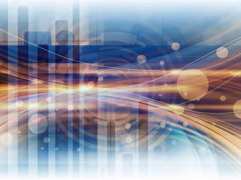 Futuristic Abstract  Background Stock Illustration