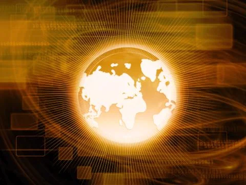 Futuristic Abstract Background Stock Illustration