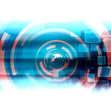 Futuristic Abstract Background Stock Illustration