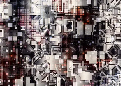 Futuristic abstract background Stock Illustration