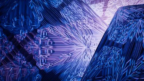 Futuristic abstract background. Magic scientific mechanisms blue. fantasy Stock Illustration