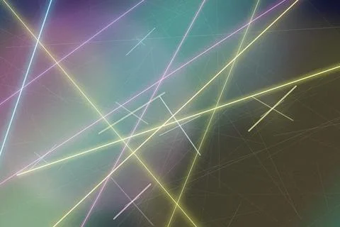 Futuristic abstract background with neon light trails in blue, purple, and .. 스톡 일러스트