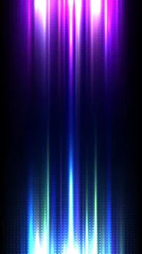 Futuristic abstract background with vertical streaks of neon blue and purpl.. Stock Illustration