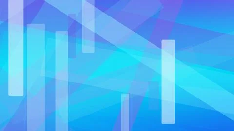 Futuristic abstract blue data bars rise through geometric shapes, creating .. Иллюстрация